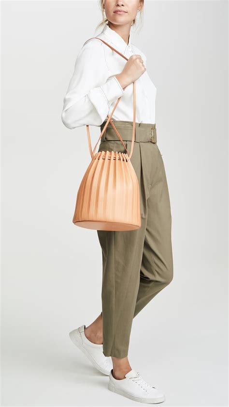 mansur gavriel bucket bag dupe|mansur gavriel pleated bag.